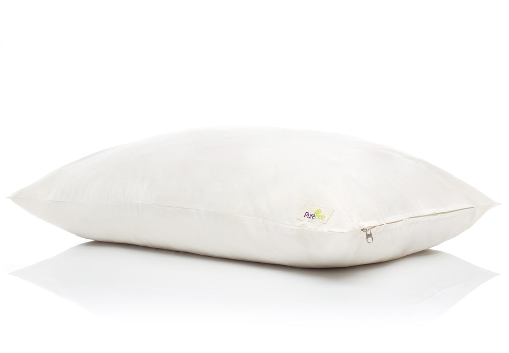 PureTreeⓇ Adjustable Organic Shredded Natural Latex Pillow with Organic Cotton Cover - PureTree by Top&Ample