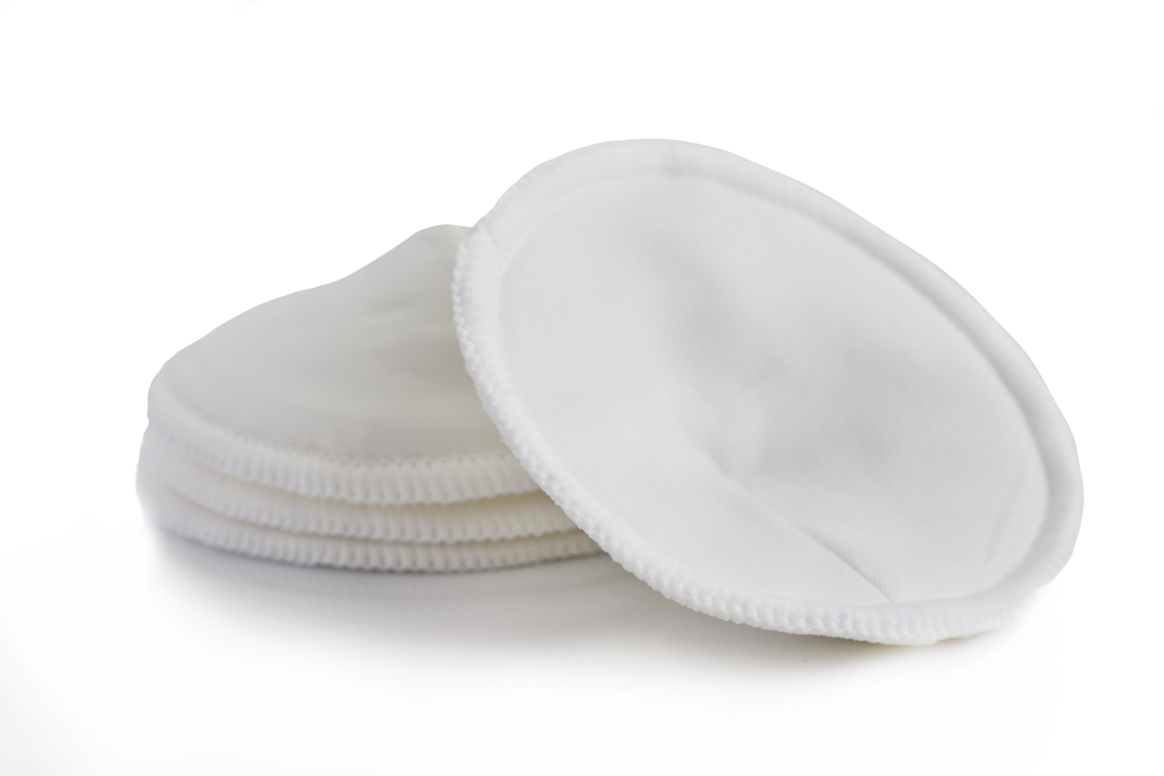 Organic Cotton Washable Nursing Pads - PureTree Reusable Breastfeeding Pads 4.5 Diameter (Pack of 10)