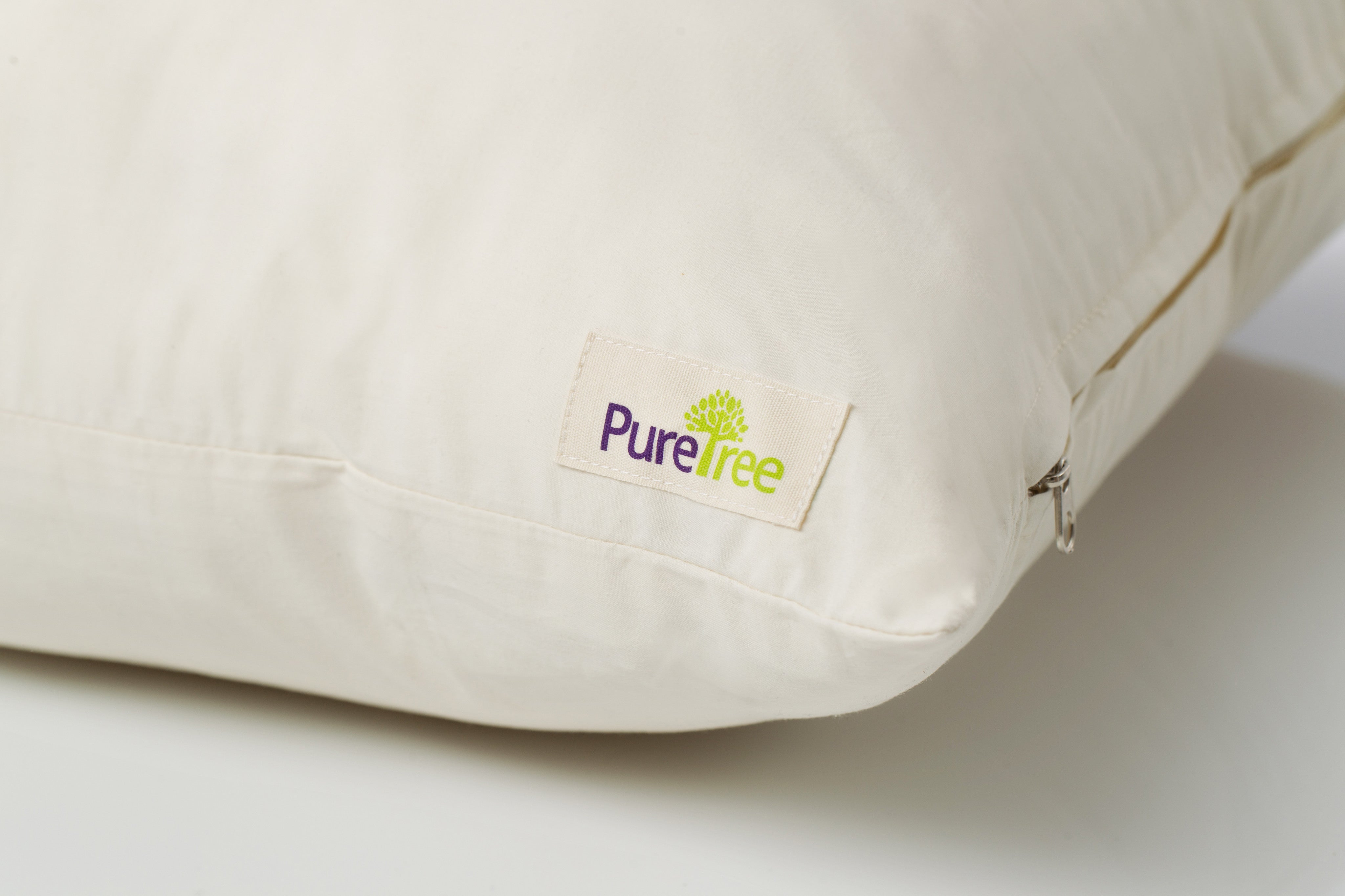 PureTreeⓇ Adjustable Organic Shredded Natural Latex Pillow with Organic Cotton Cover - PureTree by Top&Ample