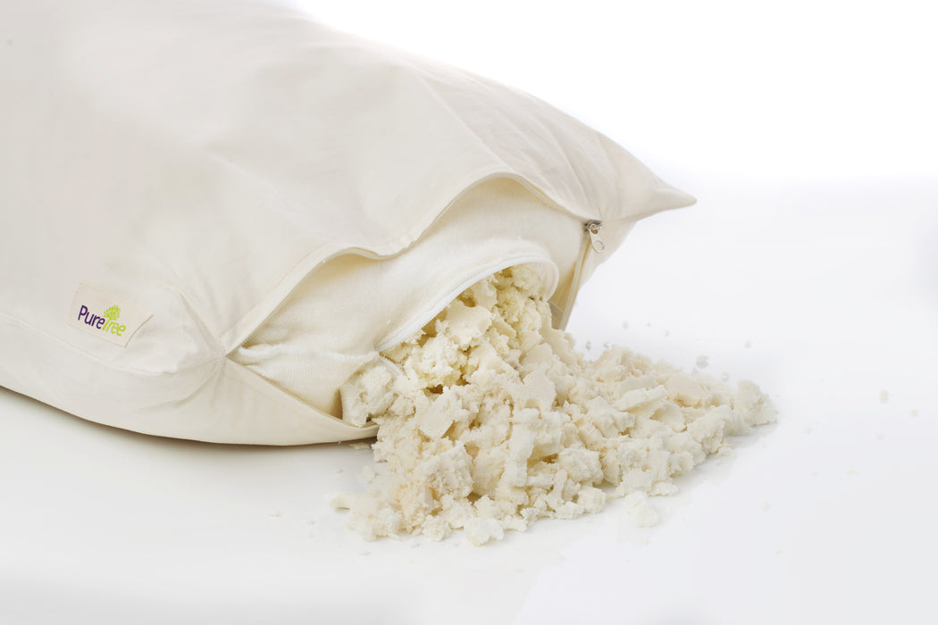 PureTreeⓇ Adjustable Organic Shredded Natural Latex Pillow