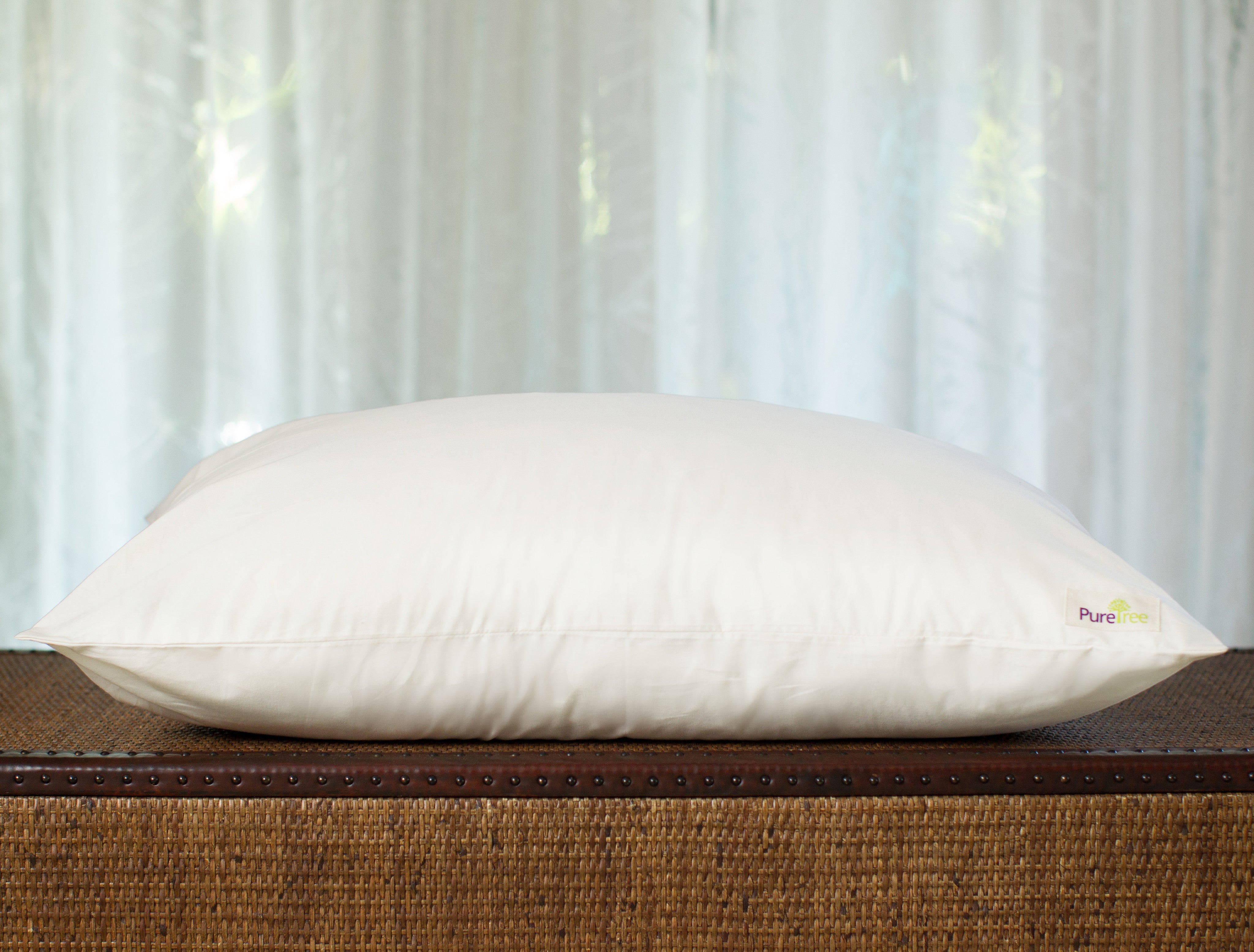 PureTreeⓇ Adjustable Organic Shredded Natural Latex Pillow with Organic Cotton Cover - PureTree by Top&Ample